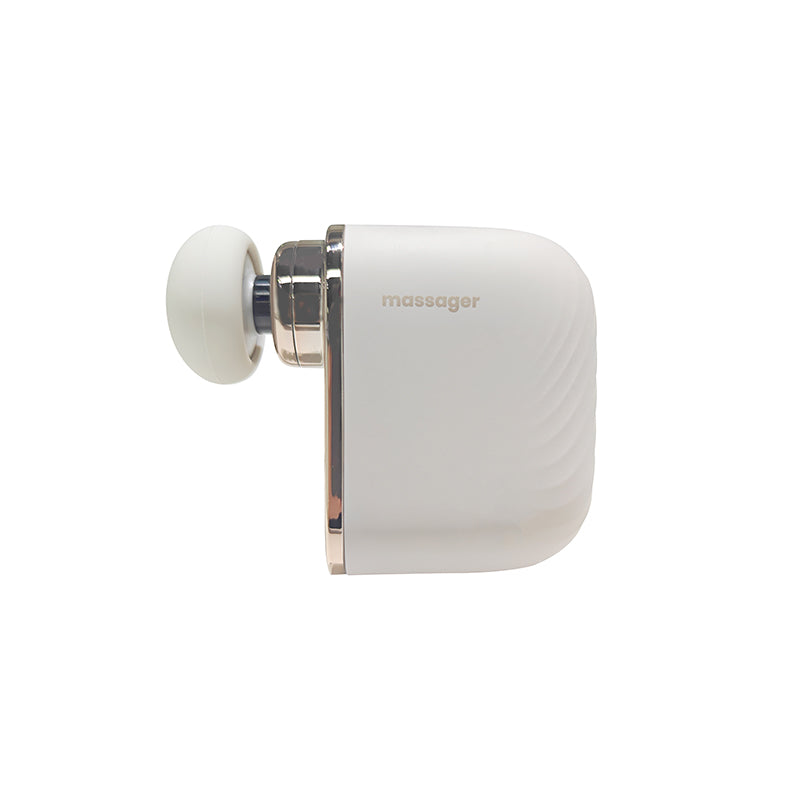 Headphone-Case-Sized Mini Massage Gun with 3 Massage Heads – USB Rechargeable, 50dB Quiet & Muscle Relief for Travel/Office