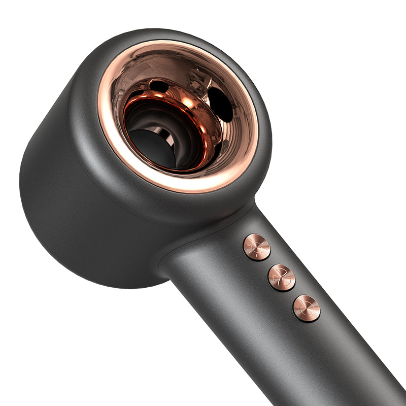 H601 High-Speed Hair Dryer – 120000 RPM Brushless Motor, 60m/s Airflow, 7cm Compact Portable Design & 3 Styling Nozzles