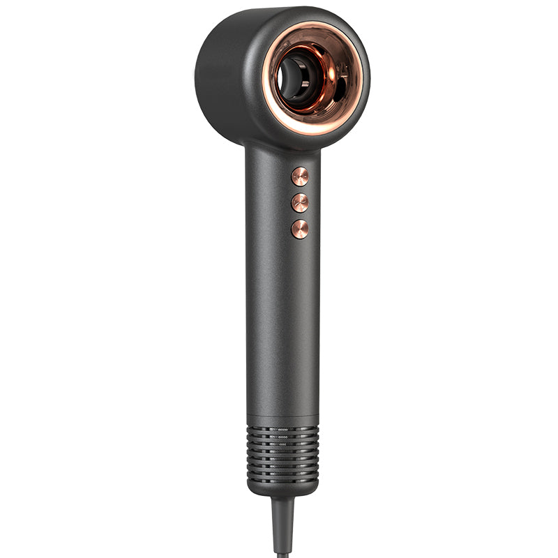 H601 High-Speed Hair Dryer – 120000 RPM Brushless Motor, 60m/s Airflow, 7cm Compact Portable Design & 3 Styling Nozzles