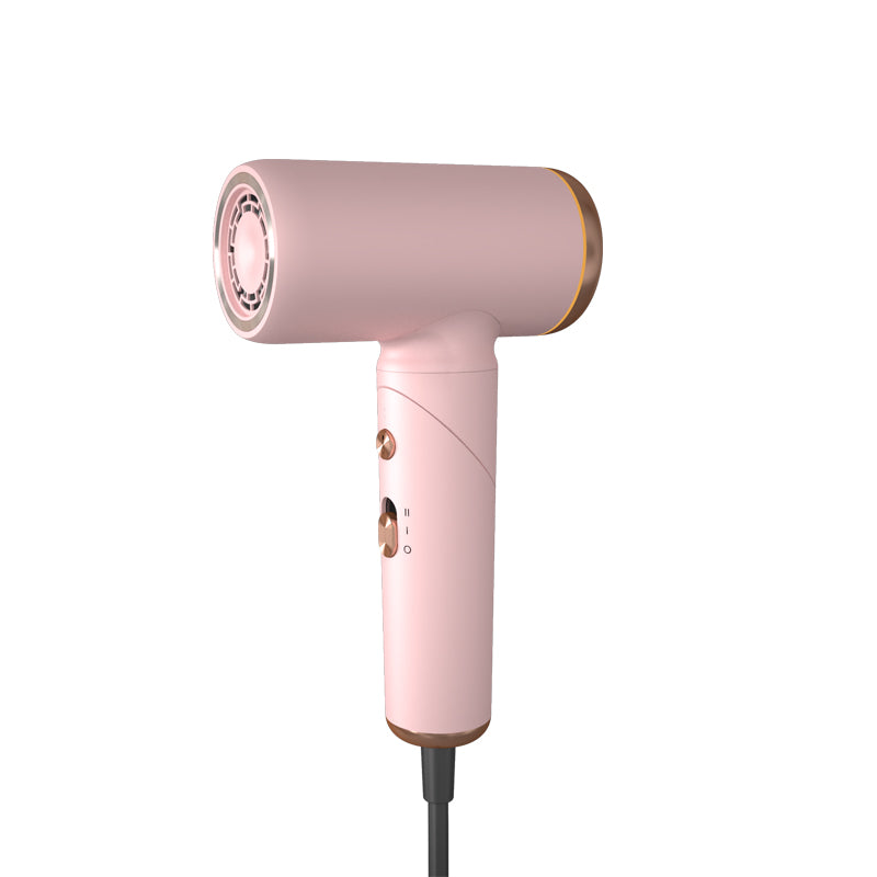 Foldable Portable High-Speed Hair Dryer (100,000 RPM BLDC Motor) – Custom Pattern Design, Warm/Cold Air, Anti-Tangle Cord & Smart Temperature Control