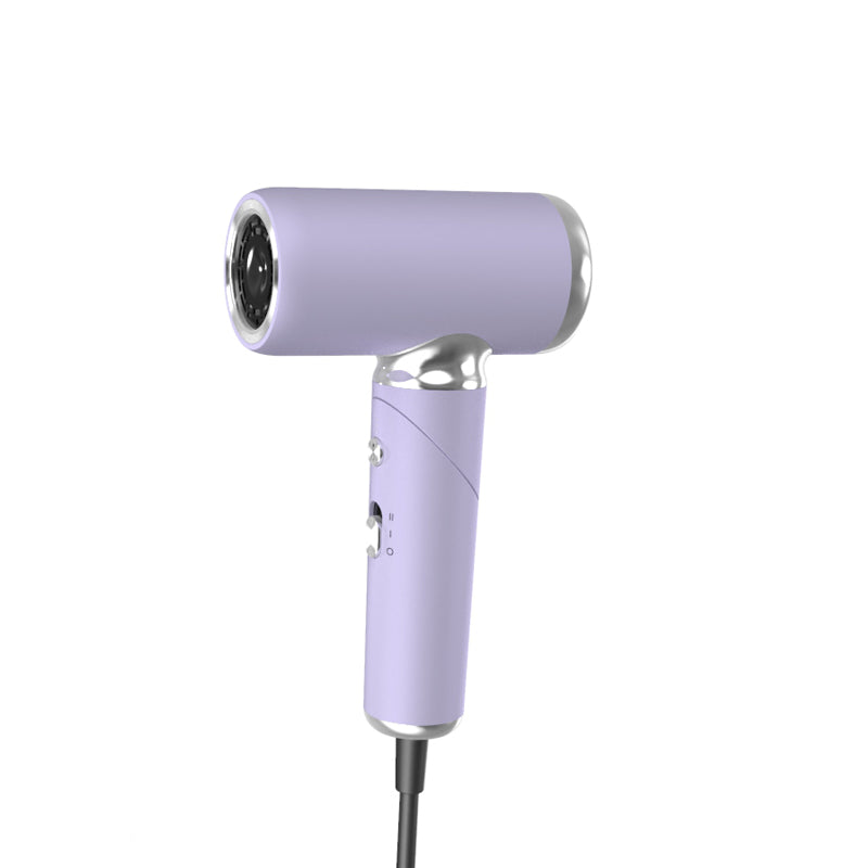 Foldable Portable High-Speed Hair Dryer (100,000 RPM BLDC Motor) – Custom Pattern Design, Warm/Cold Air, Anti-Tangle Cord & Smart Temperature Control