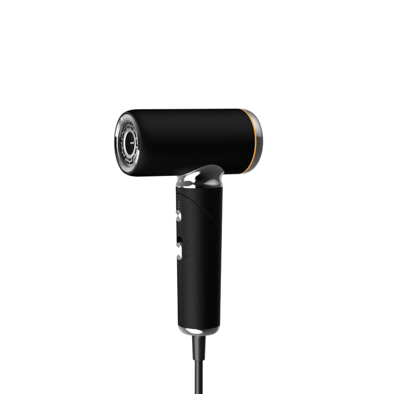 Foldable Portable High-Speed Hair Dryer (100,000 RPM BLDC Motor) – Custom Pattern Design, Warm/Cold Air, Anti-Tangle Cord & Smart Temperature Control