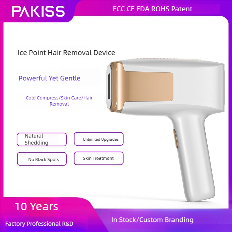 Handheld At-Home Ice Point Hair Remover – Portable, Cold Compress & 5-Level Adjustment Modes