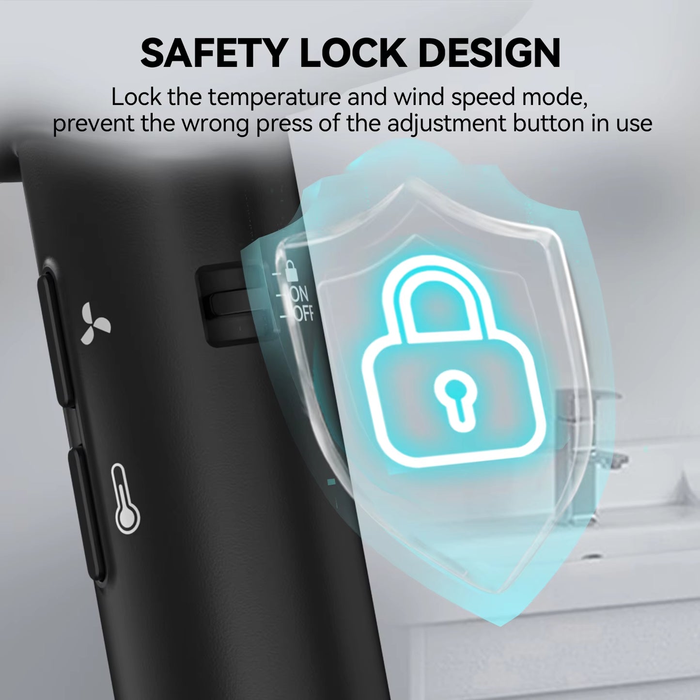 1800W 110000 RPM High-Speed Brushless Motor Hair Dryer – Mini Travel Size, Millions of Negative Ions & 3 Styling Nozzles