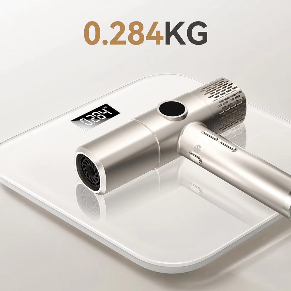 Millions of Negative Ion Hair Dryer – 1800W High-Speed Motor, HD LCD Control & Portable Design for Frizz-Free Shiny Hair