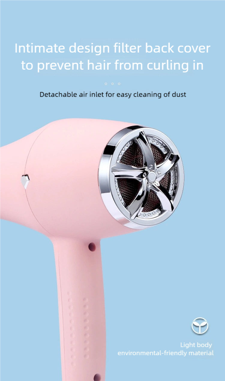 HP01 Hair Dryer – 57℃ Constant Temperature Care, High-Concentration Negative Ions & 6-Speed Adjustment for Frizz-Free Hair