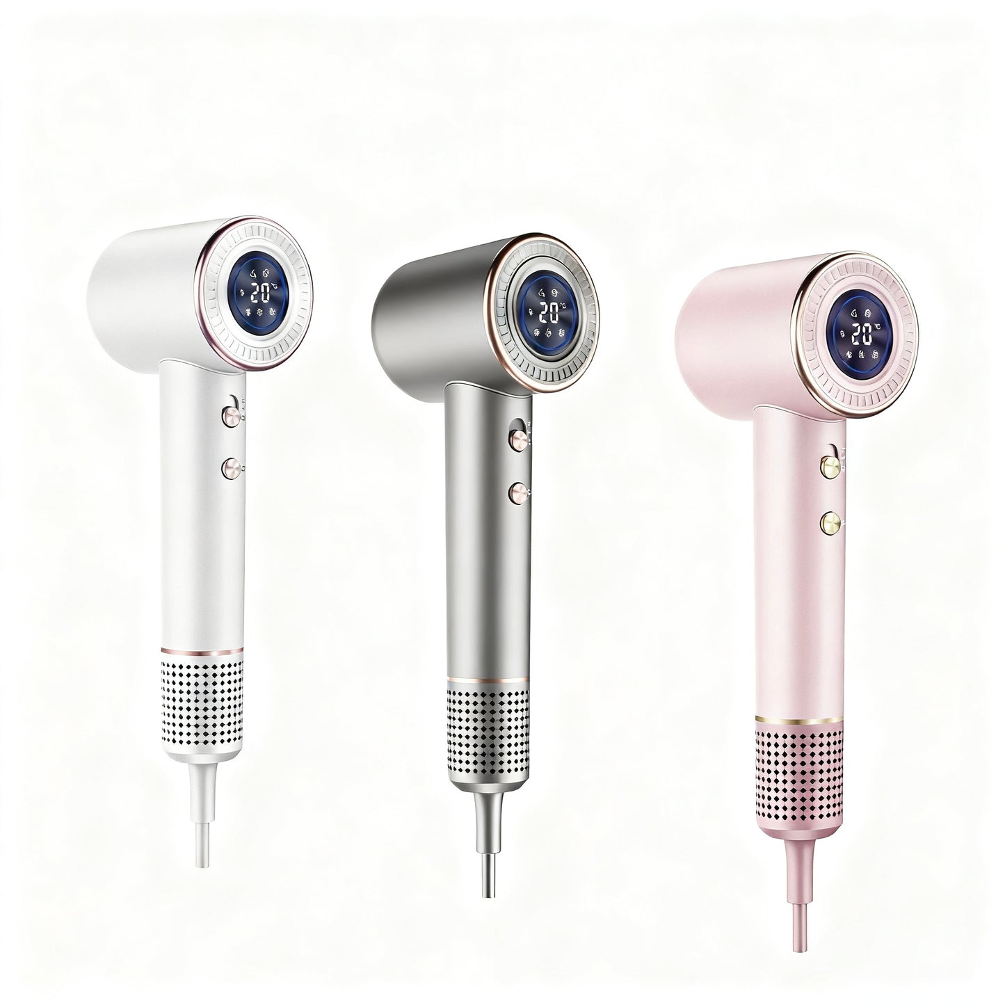 110000 RPM High-Speed Brushless Motor Hair Dryer – 200 Million Negative Ions, NTC Smart Temp Control 100x/sec, 8 Dry Modes to Protect Hair Cuticle from Heat Damage