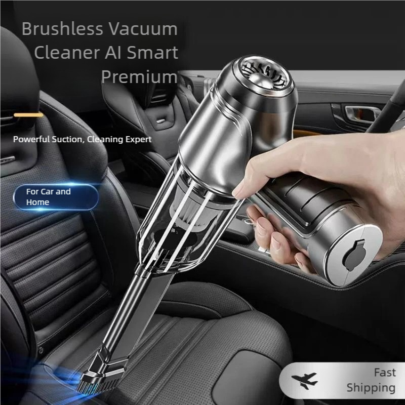 63000PA High Suction Cordless Car Vacuum, 3-in-1 Blow Suction Extraction Handheld Vacuum Cleaner with Brushless Motor, Lightweight Portable Vacuum for Car, Home, Office and Pet Hair Cleaning